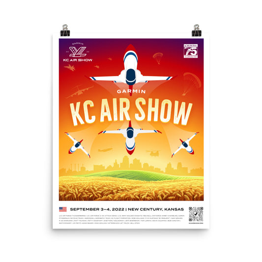 2022 Garmin KC Air Show Performer Poster